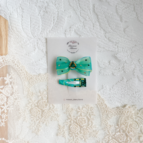 BONBON Handmade dog hair snap pin on the waterproo