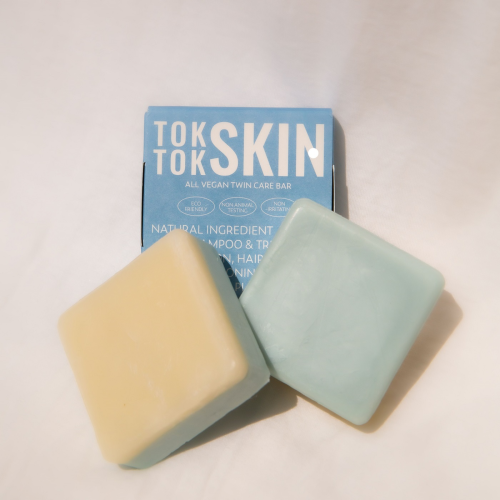 TokTok skin all vegan twin care bar