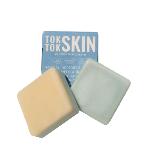 TokTok skin all vegan twin care bar