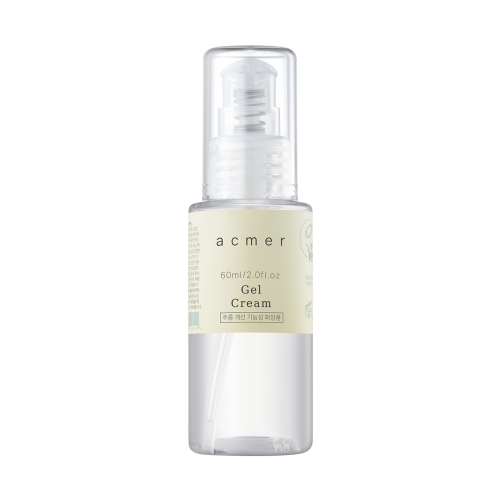 Vegan gel cream with nonirritating ingredients