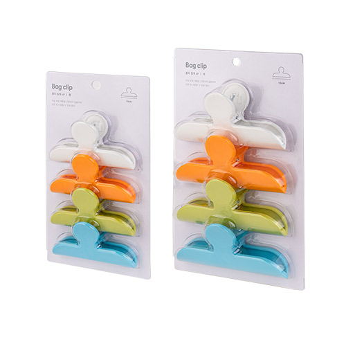 Bag Clips 4 Pack Mix color Assorted 15cm