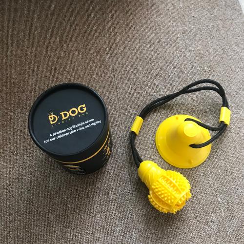 Dignity Dog Suction Cup Dog Toy with Durable Rope