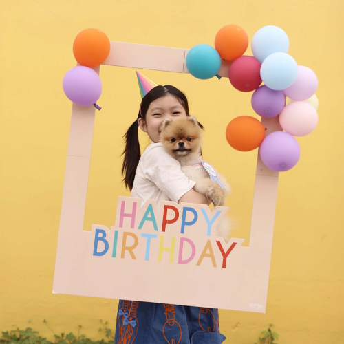 Happy Birthday Paper Photo Frame
