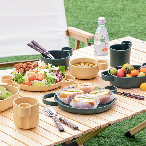 OEM BPA Free Reusable Camping Outdoor Plastic Tabl