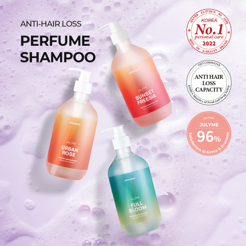 JULYME Perfume Hair Shampoo Woody  Musk 500ml