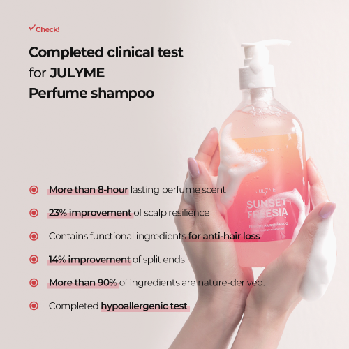 JULYME Perfume Hair Shampoo Woody  Musk 500ml