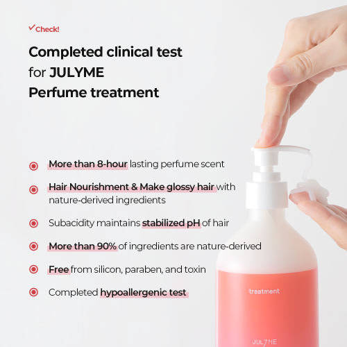 JULYME Perfume Hair Treatment Woody Musk 500ml