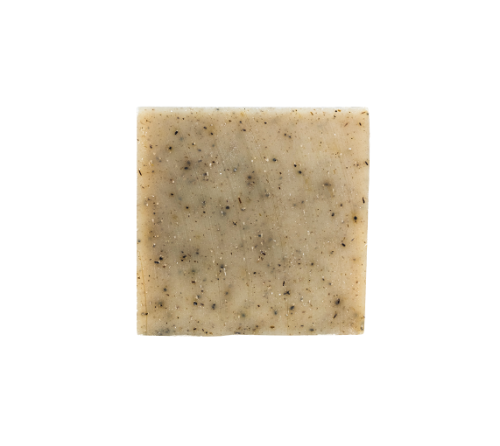 Facial soap for normal and dry skin with basil