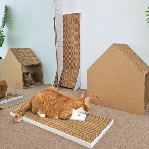 Dustfree Cat Scratch Board with new structure usin
