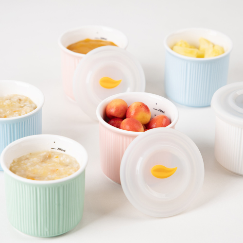 Incoc Ceramic Baby Food Container Blue