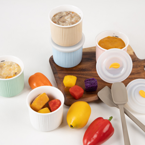 Incoc Ceramic Baby Food Container White