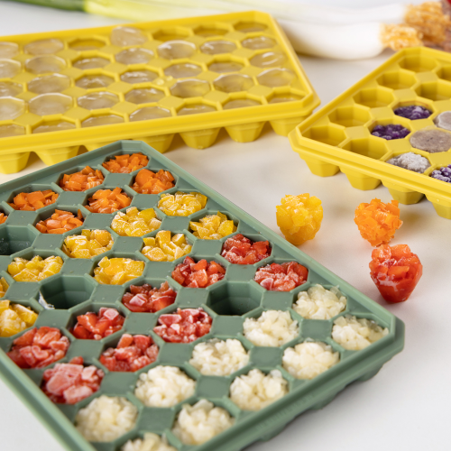 Incoc Silicone Diamond Ice Tray 40 Ice Olive Green