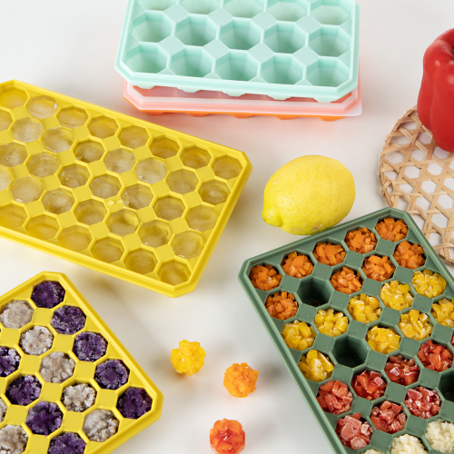 Incoc Silicone Diamond Ice Tray 40 Ice Olive Green