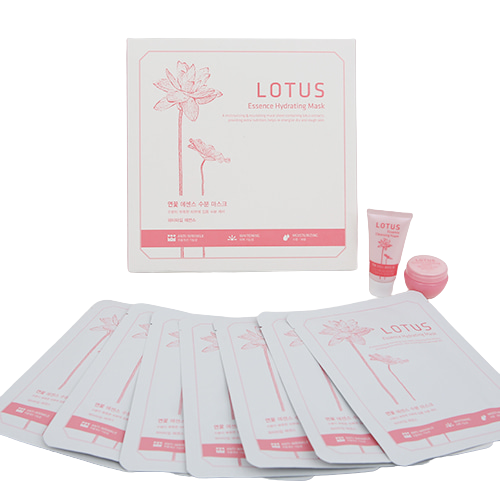 Lotus essence hydrating mask set mask packfoam cle