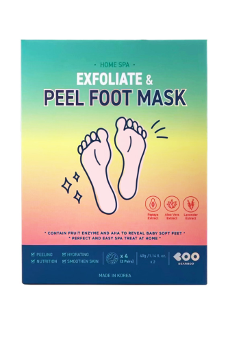 DEARBOO Home Spa Exfoliate Peel Foot Mask