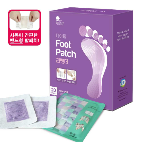 DAAREUM One Touch Foot Patch Lavender 20 sheets