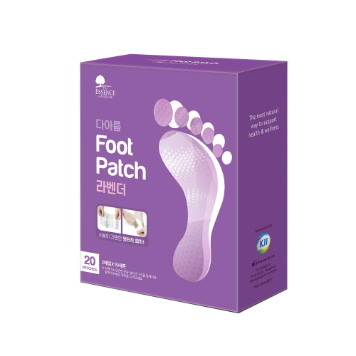 DAAREUM One Touch Foot Patch Lavender 20 sheets