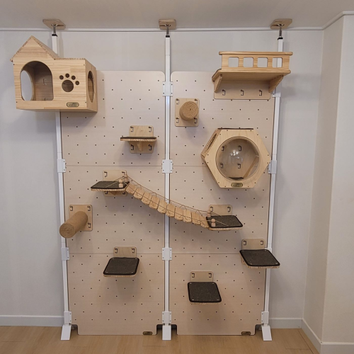 Luxurious ivory LPM coating with birch plywood feel