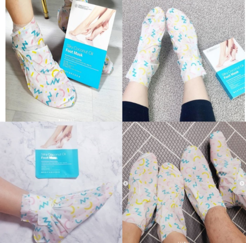 Silky Coconut Oil Foot Mask