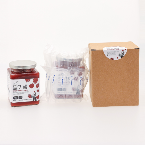 Three Flavors of Strawberry Jam 580g