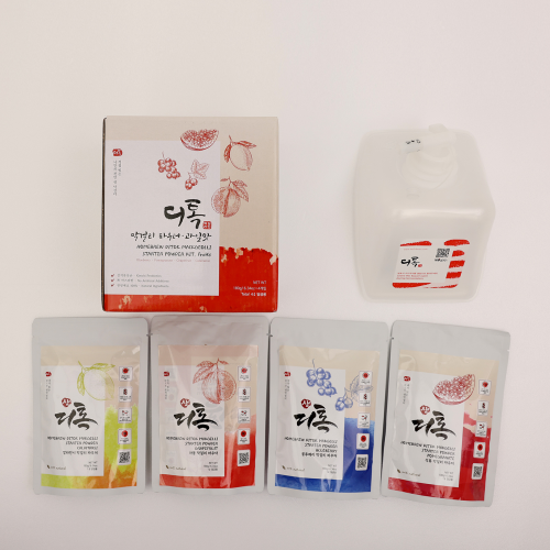 Ditok Makgeolli Powder Fruits Kit 180g x 4 