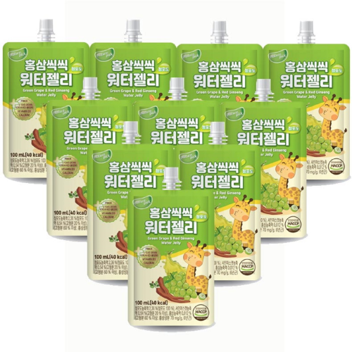Green grape flavor red ginseng Ssig Ssig water