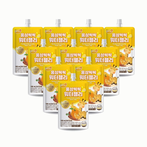 Orange flavor red ginseng Ssig Ssig water jelly