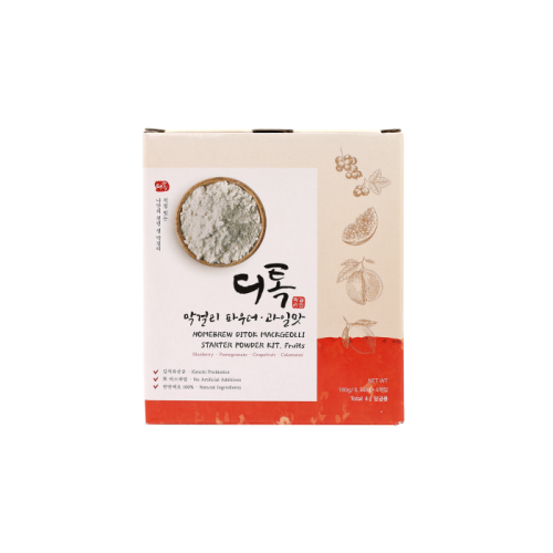 Ditok Makgeolli Powder Fruits Kit 180g x 4 