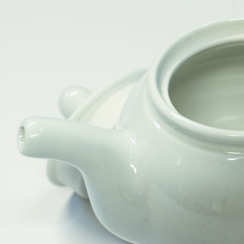 White Porcelain Teapot