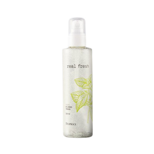 A vegan toner with a transparent and watery gel