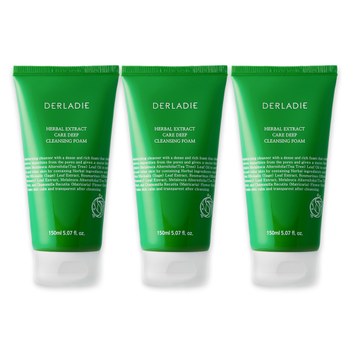 DERLADIE Herbal Extract Care Deep Cleansing Foam