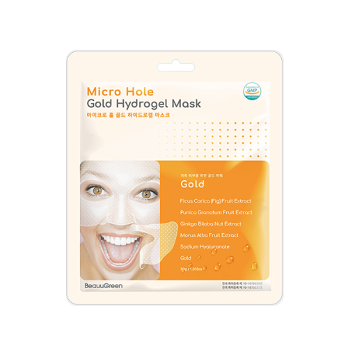 Micro Hole Gold Hydrogel Mask