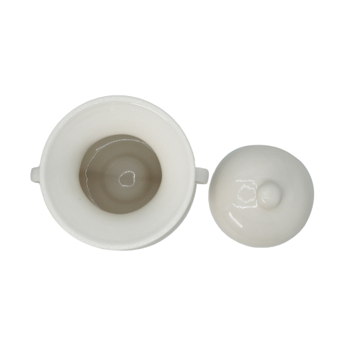 Korean Ceramics Roly Poly Ashtray White Color