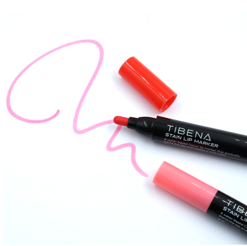 Tibena Stain Lip Marker Water Based Lip Color Long Lasting Color Smudge Proof view 2
