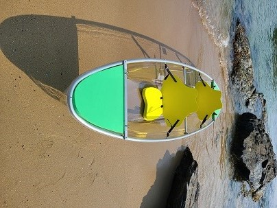 Poly carbonate clear canoe HN101