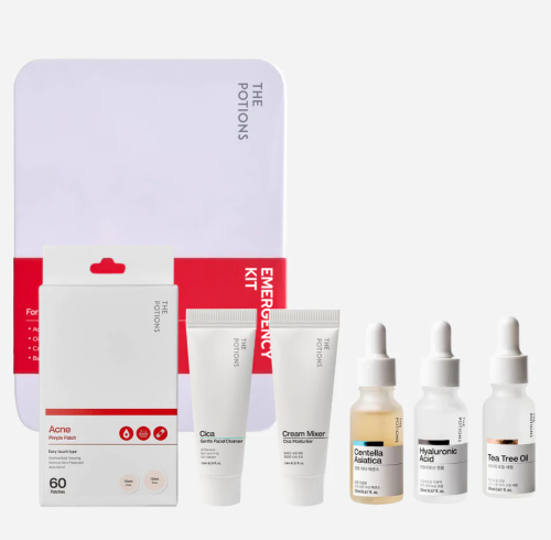 The Potions Emergency Kit for Acne Prone Skin