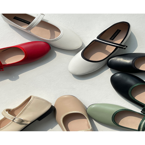 Dorothy Mary Jane Banding Flat Shoes
