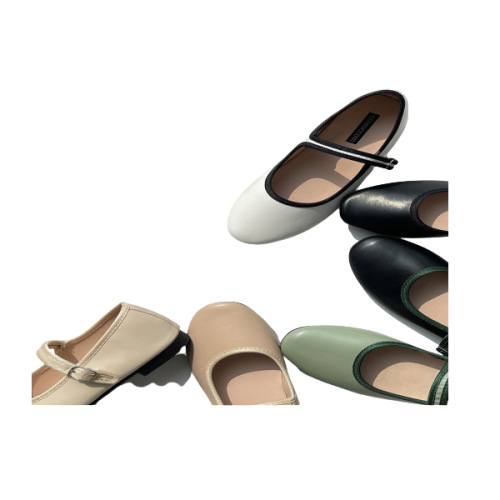 Dorothy Mary Jane Banding Flat Shoes
