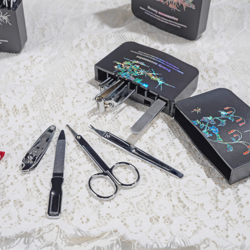 Durigaon Patent Mother of Pearl Nail Beauty Set