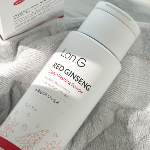 Contains 10% Red Ginseng Powder Skin-friendly mildly acidic pH 5.9 cleanser