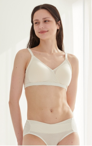One Touch Tencel Dot Nursing bra