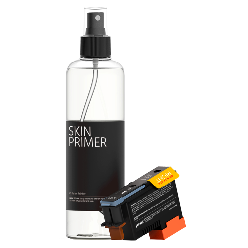 Prinker S Temporary Tattoo Black Ink Refill Set Compatible with Prinker S Device