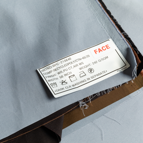 RECYCLED ORGANIC MIXED SUSTAINABLE WOVEN FABRIC