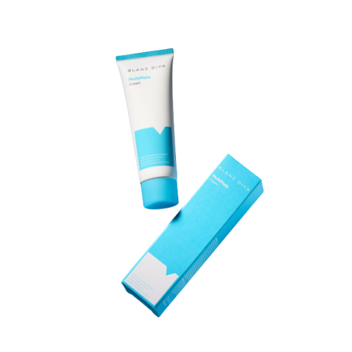 the blue box and white tube