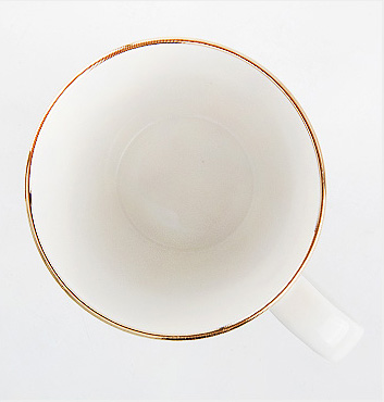 24k Gold Rim Shiny Mug