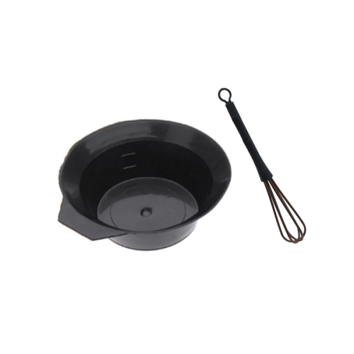 A Dyeing Bowl with a Handle Mixer