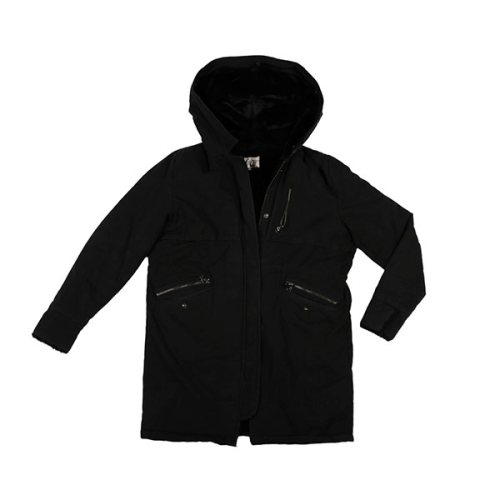 black parka