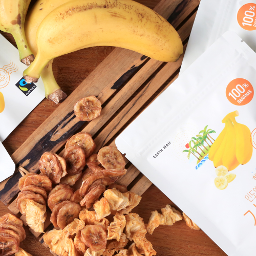 Dried bananas without any sugar and additive