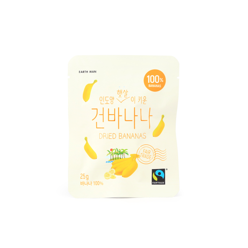 Fairtrade certified dried bananas