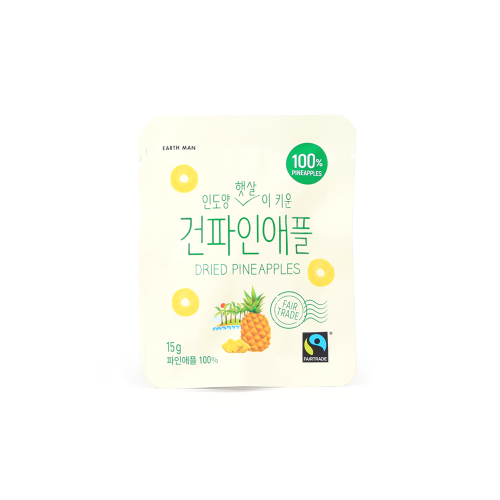 Fairtrade certified dried pineapples